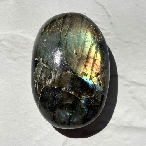 【Labradorite Palm Stone⑤】マダガスカル産 ラブラドライトパーム
