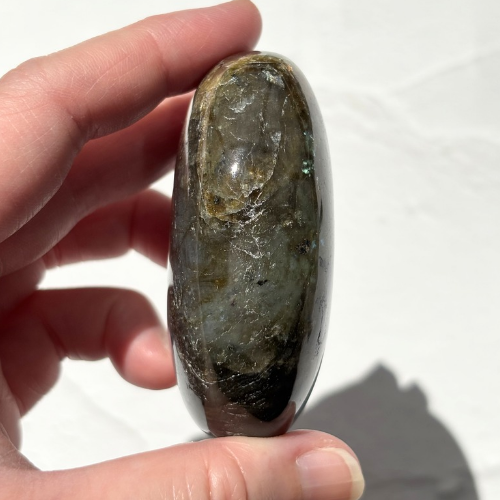 【Labradorite Palm Stone⑨】マダガスカル産 ラブラドライト パームストーン