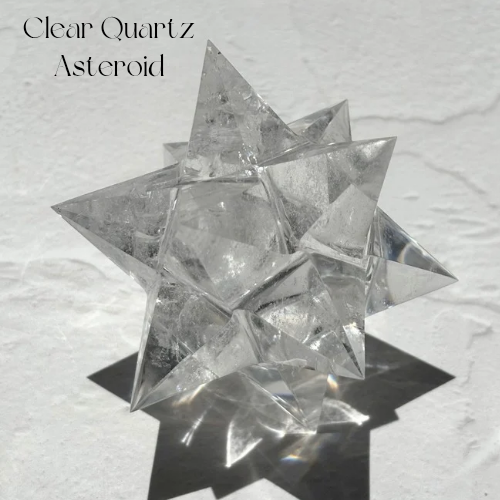 【Clear Quartz Asteroid】ブラジル産クリアクォーツアステロイド
