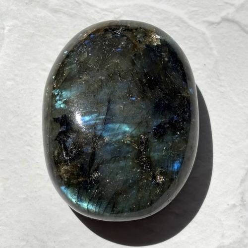 【Labradorite Palm Stone⑨】マダガスカル産 ラブラドライト パームストーン