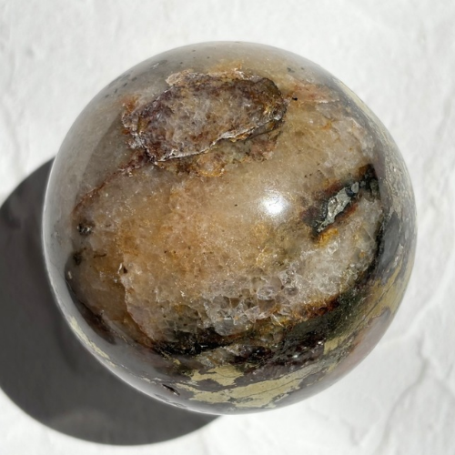 【Pyrite × Golden Healer Sphere④】インド産 パイライト×ゴールデンヒーラー スフィア