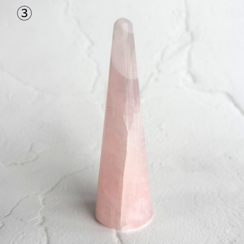 【Rose Quartz Ring Holder】ローズクォーツリングホルダー