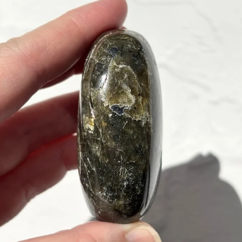 【Labradorite Palm Stone④】マダガスカル産 ラブラドライトパーム