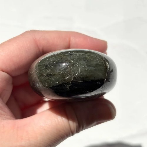 【Labradorite Palm Stone⑦】マダガスカル産 ラブラドライト パームストーン