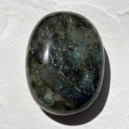 【Labradorite Palm Stone⑧】マダガスカル産 ラブラドライト パームストーン