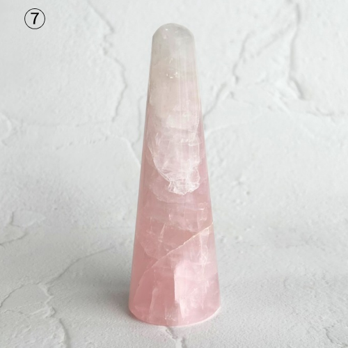 【Rose Quartz Ring Holder】ローズクォーツリングホルダー