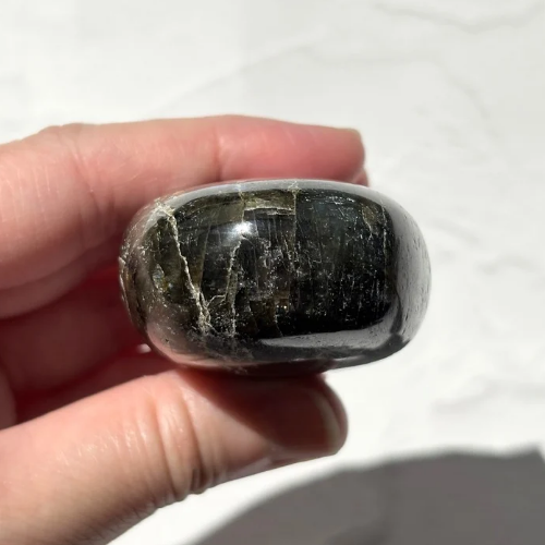 【Labradorite Palm Stone④】マダガスカル産 ラブラドライトパーム