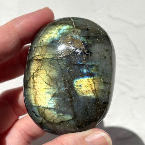 【Labradorite Palm Stone③】マダガスカル産 ラブラドライトパーム