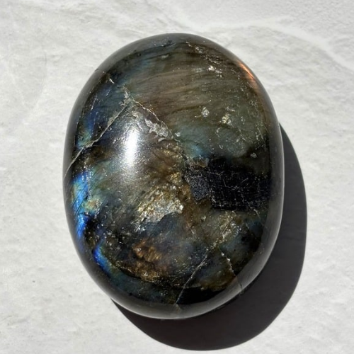 【Labradorite Palm Stone⑦】マダガスカル産 ラブラドライト パームストーン