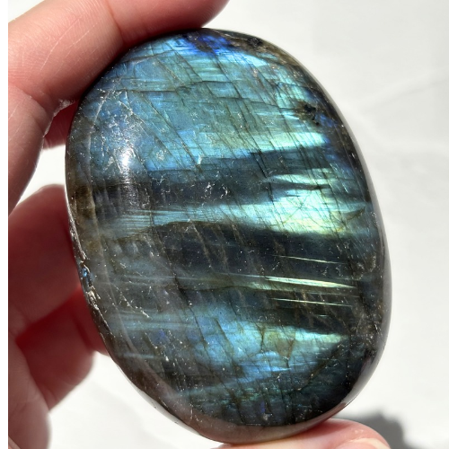 【Labradorite Palm Stone⑨】マダガスカル産 ラブラドライト パームストーン